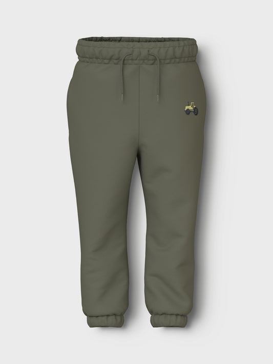 Name it - NMM VALLEN NREG SWE PANT BRU - Dusty Olive Tractor