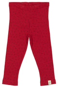 Petit Piao -  Legging Modal Heart Rød