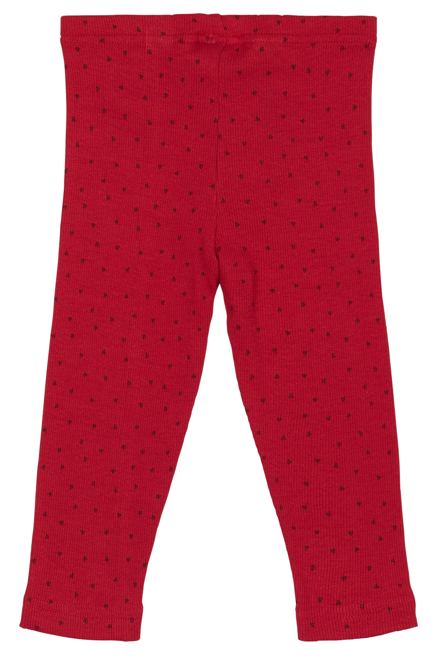 Petit Piao -  Legging Modal Heart Rød