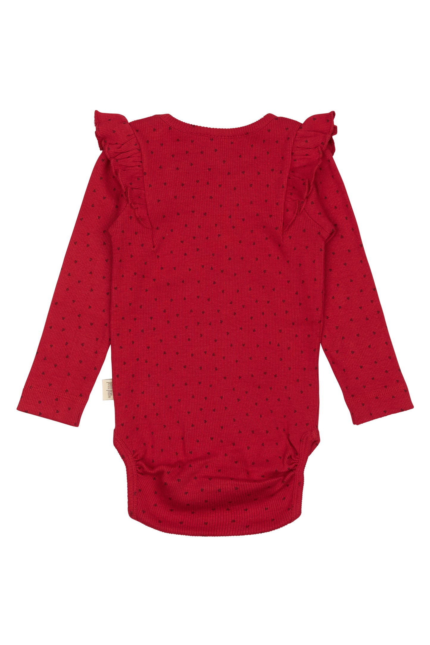Petit Piao - Body L/S Frill Modal heart