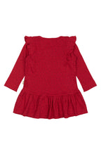 Petit Piao - Dress L/S Frill Modal Heart