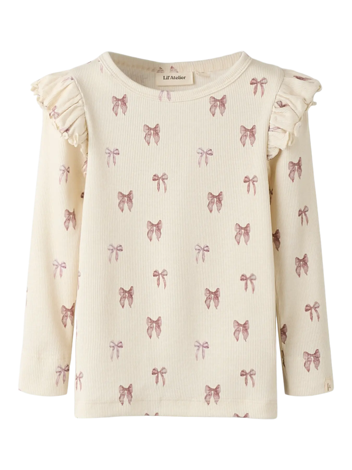 Lil'Atelier - SLIM TOP m. sløjfer