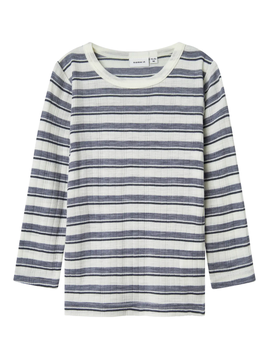 Name it - Stribet uld Bluse