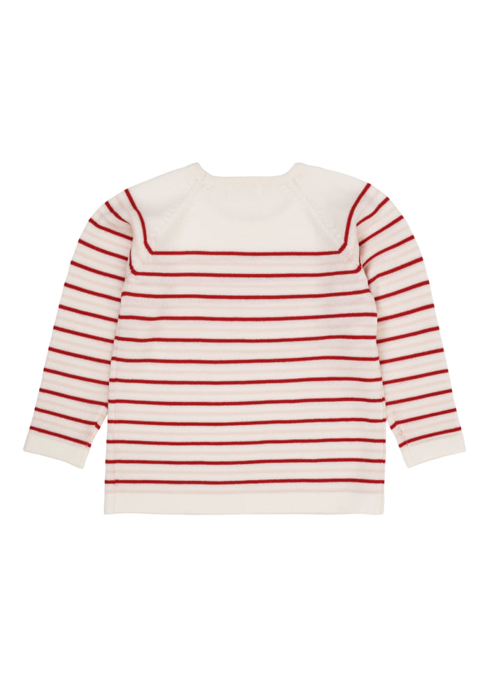 Copenhagen Colors - MERINO LT. KNITTED STRIPED BLOUSE str. 110