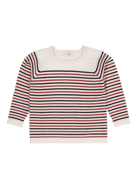 Copenhagen Colors - MERINO LT. KNITTED STRIPED BLOUSE