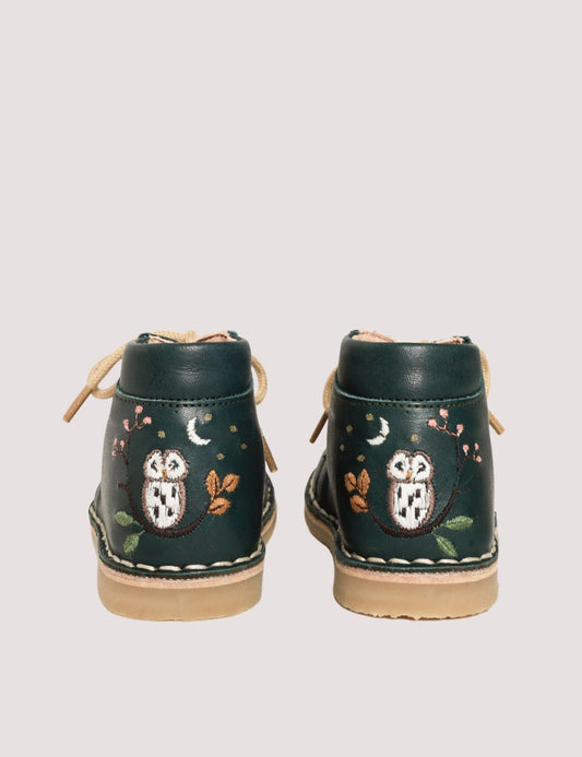 Petit Nord - Classic Boot Owl - Kale