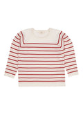 str. 110 - Copenhagen Colors - MERINO LT. KNITTED STRIPED BLOUSE