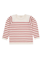 str. 110 - Copenhagen Colors - MERINO LT. KNITTED STRIPED BLOUSE