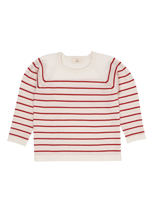 Copenhagen Colors - MERINO LT. KNITTED STRIPED BLOUSE