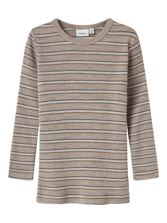 NMMWOMI - NAME IT Stribet uldbluse
