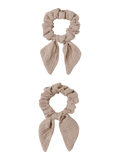Lil'Atelier - LOUISE 2 PACK SCRUNCHIE (Oxford Tan)