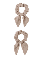 Lil'Atelier - LOUISE 2 PACK SCRUNCHIE (Oxford Tan)