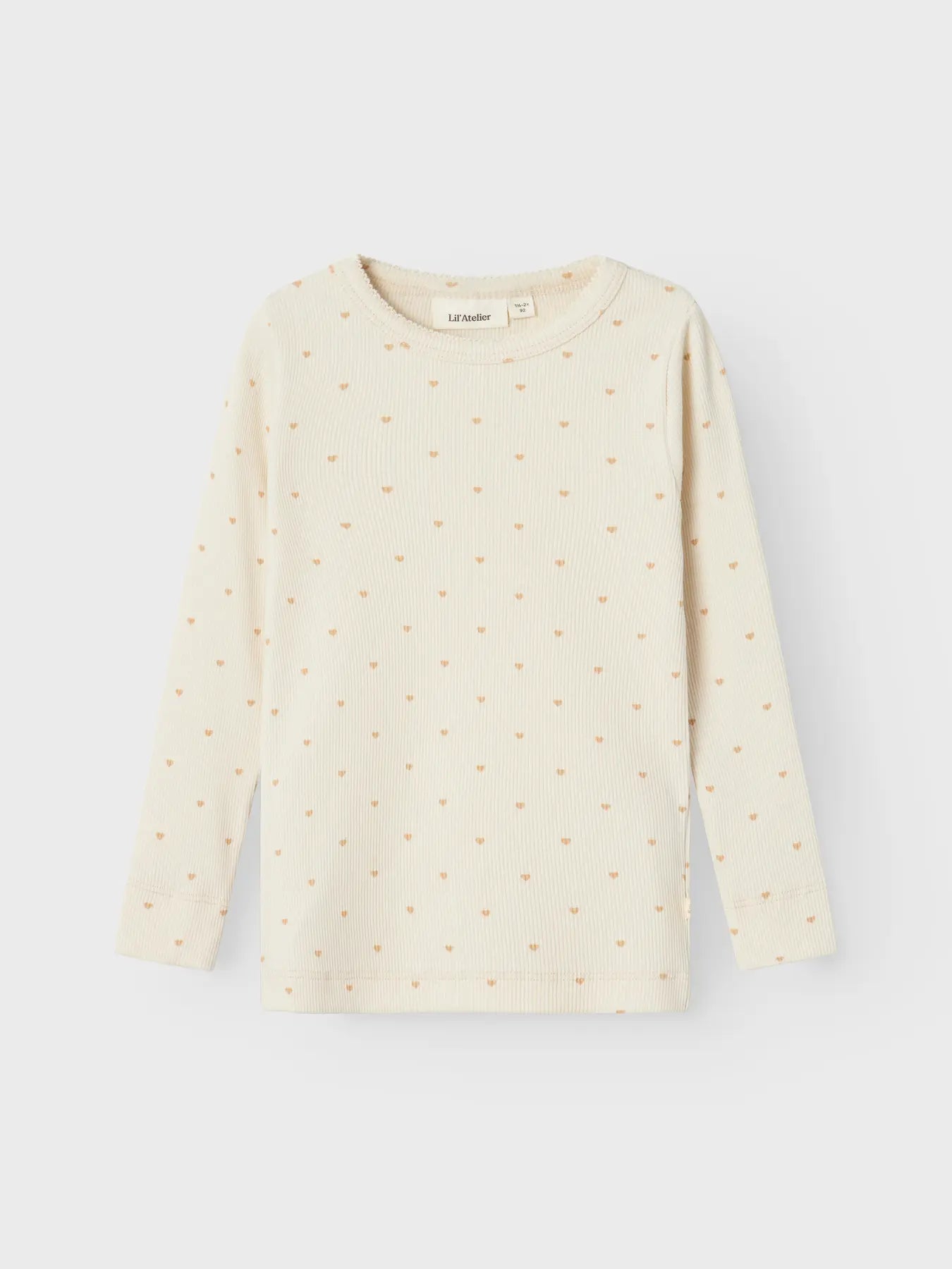 Lil'Atelier - NMFGAGO LS SLIM TOP Hjerte